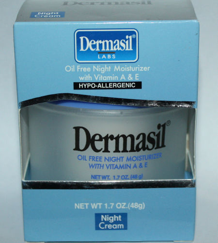 Dermasil Oil-free Night Moisturizer With Vitamin A & E For Face 1.7 oz *Reduced* 07441