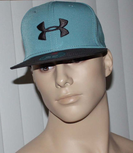 Under Armour Heatgear Men's Two-Toned Teal & Taupe Cap Hat (One Size) 07433