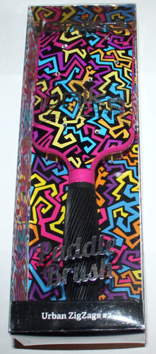 IONIKA URBAN ZIGZAGS #2 Rhinestone Embellished Large Paddle Hair Brush 07417