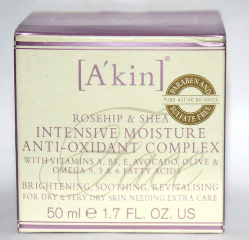 A'Kin Rosehip and Shea Intensive Moisture Anti-Oxidant Complex For Face 07149