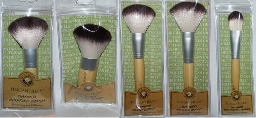 TUSCAN HILLS Bamboo Cosmetic Makeup Blush Brush 06861