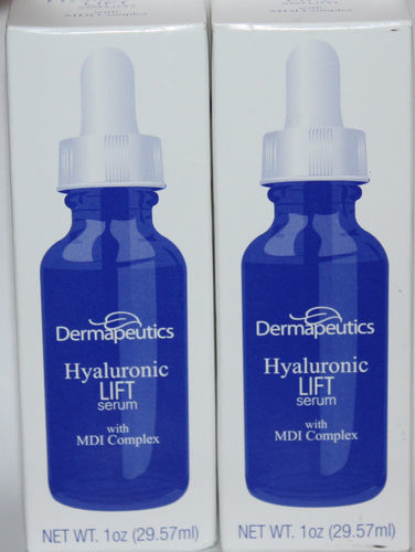 Lot Of 2 Dermapeutics Hyaluronic Lift Serum With MDI Complex 1 oz Each 06589