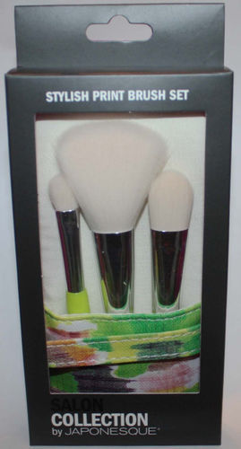 Salon Collection By JAPONESQUE Stylish Print Makeup Brush Set 06480