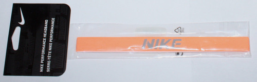 Nike Performance Unisex ¾" Peach/Gray "NIKE" Headband (One Size) 05648