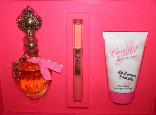 Couture Couture By Juicy Couture Parfum, Body Creme, Rollerball Lipgloss Set 05423