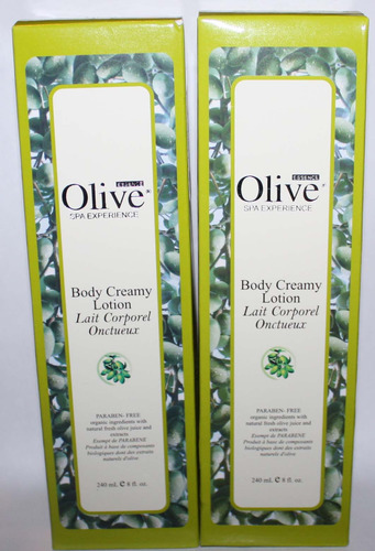 Lot Of 2 Olive Essence Body Creamy Lotion 8 oz Each 03972