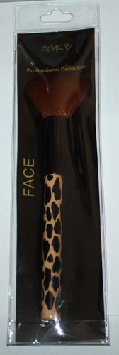 Aymie B' Professional Collection Leopard Print Face Brush 03254