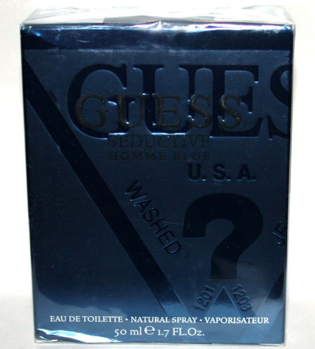 GUESS Seductive Homme Blue Eau De Toilette Spray for Men 1.7 oz 03243