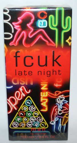 fcuk French Connection late night man eau de toilette 3.4 oz 02889