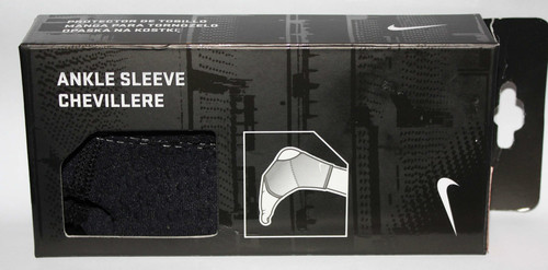 Nike Unisex Black Compression Support Ankle Sleeve (Small) 02363