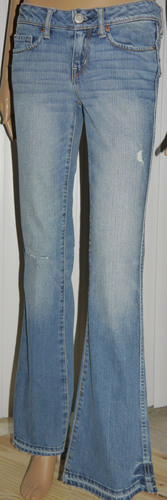American Eagle Women's Vintage Flare Distressed Denim Jeans (0 Regular) 02254