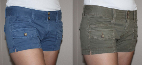 American Eagle Women's SHORTIE Military Shorts 01596