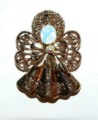 Fashion Jewelry Angel Rhinestone Pin Brooch 00636