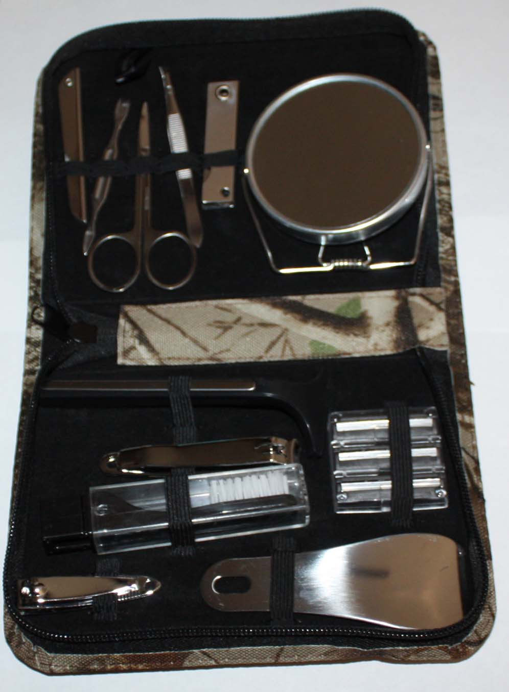 Bill Jordan Realtree Hardwoods Deluxe Camo Manicure Set