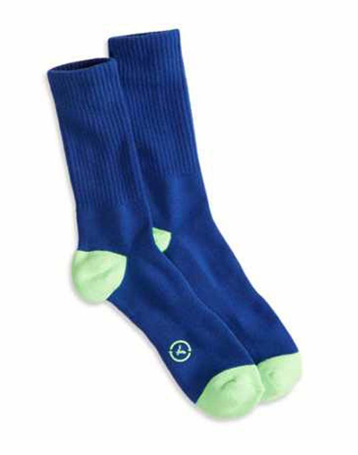 1 Pair American Eagle Men's Colorblock Crew Socks (One Size) 07551