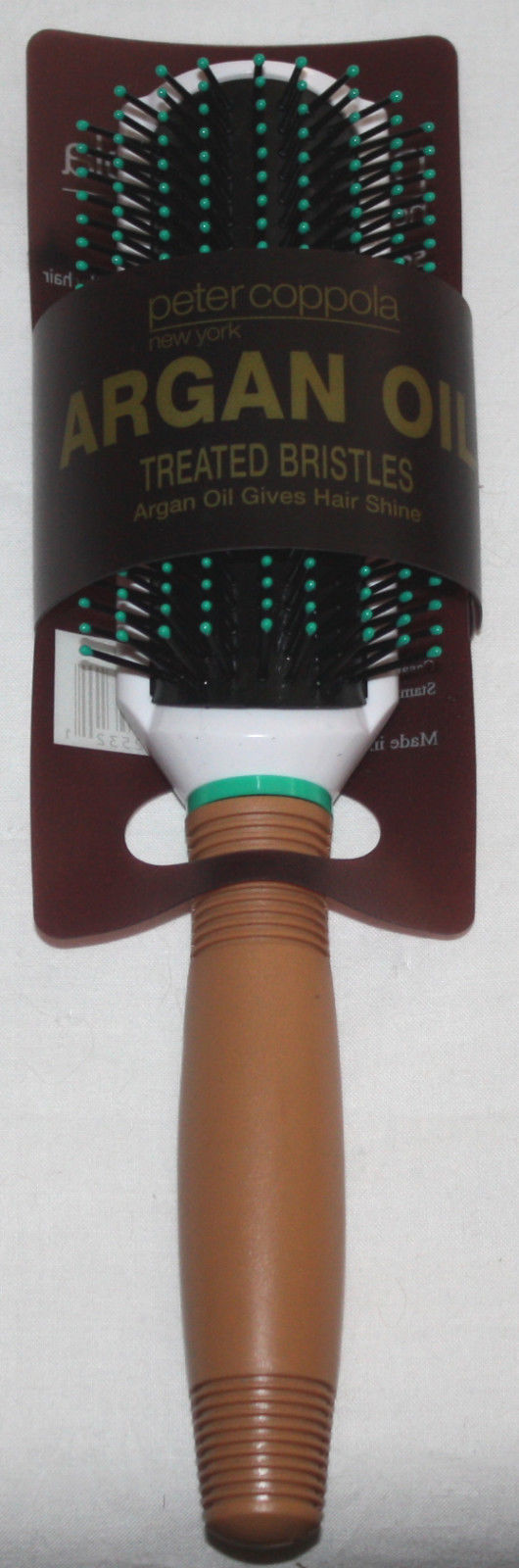 Peter Coppola ARGAN OIL Treated Bristles Sculpting Brush White/Natural/Turquoise 09933