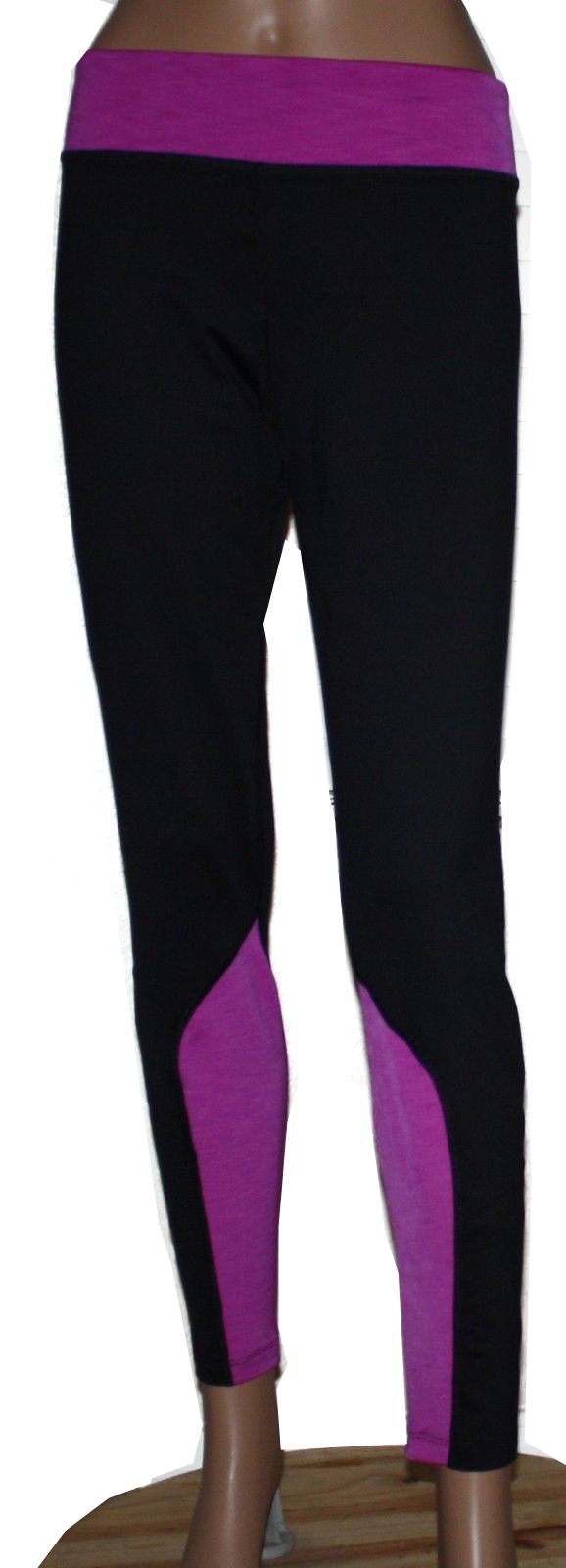Under Armour Coldgear Women's Black/Fuchsia Fitted Pants (X-Large) 09998