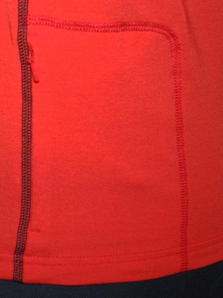 Side zip media pocket