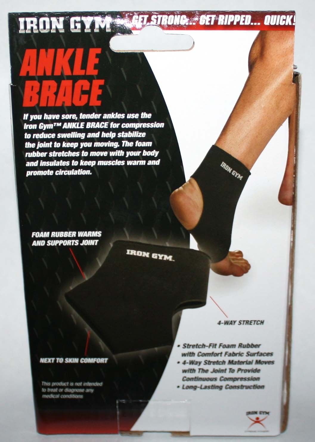 Back of packaging