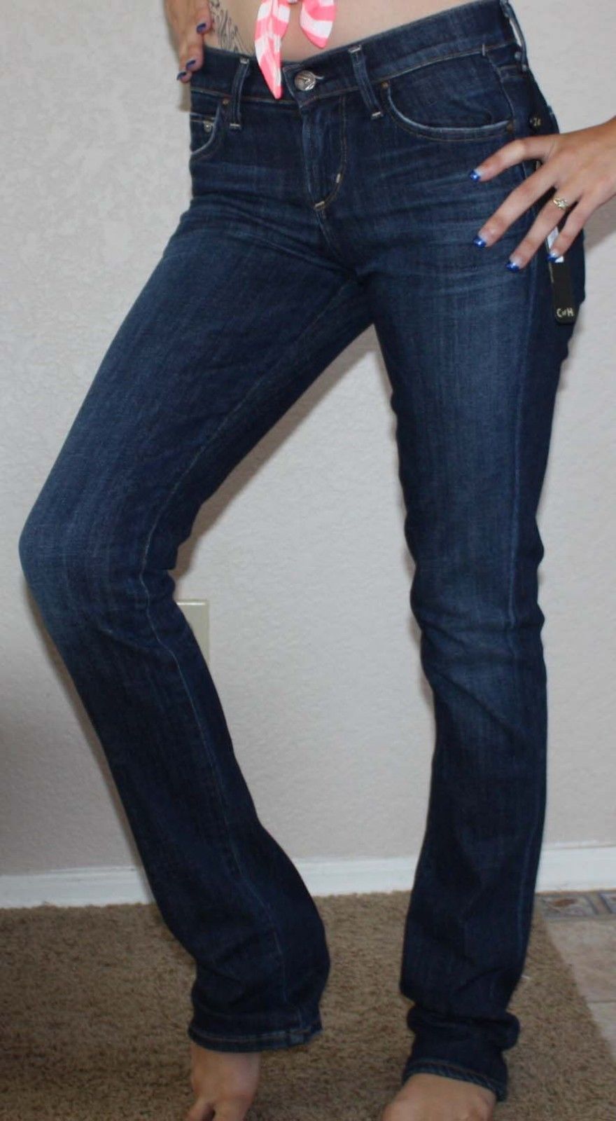 Citizens Of Humanity Women's Ava Low-Rise Straight leg Jeans In Galaxy (24 Regular) 10517