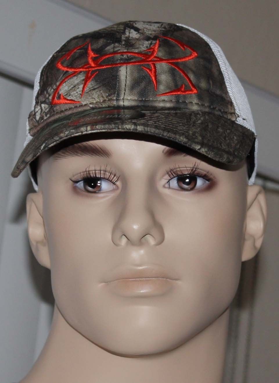 Under Armour Men's Mossy Oak Infinity Camo Fish Hook Adjustable Cap Hat 10689