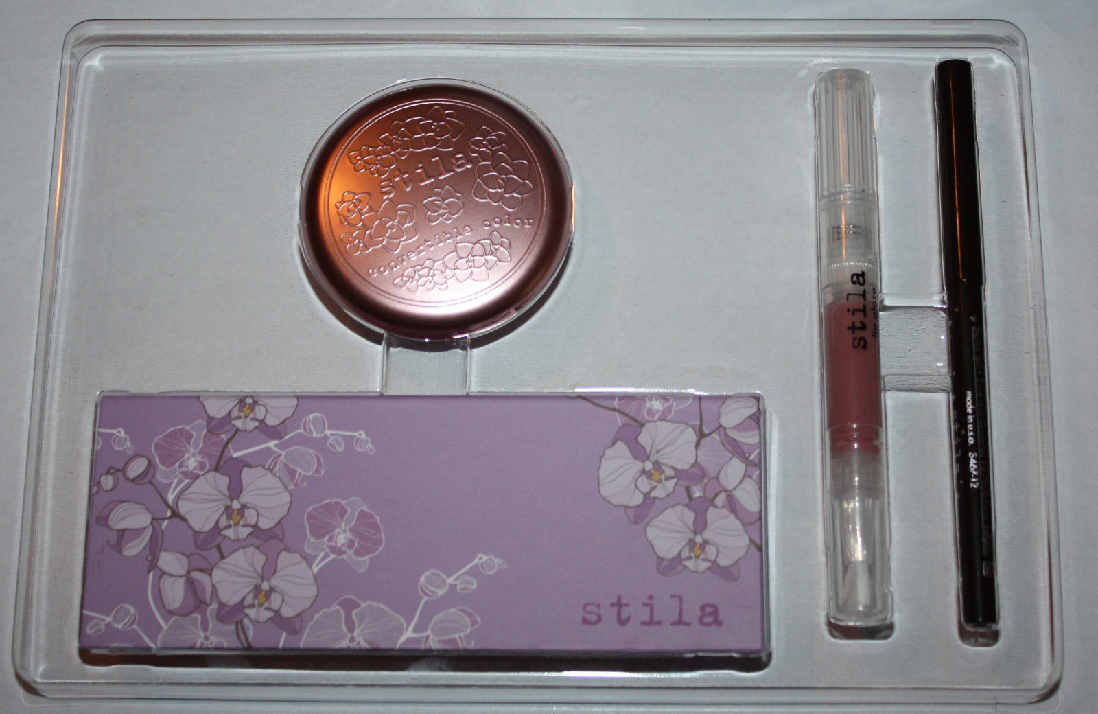 Stila Garden of Glamour Set Shadow Palette/Lip Glaze/Eyeliner/Lip & Cheek Cream