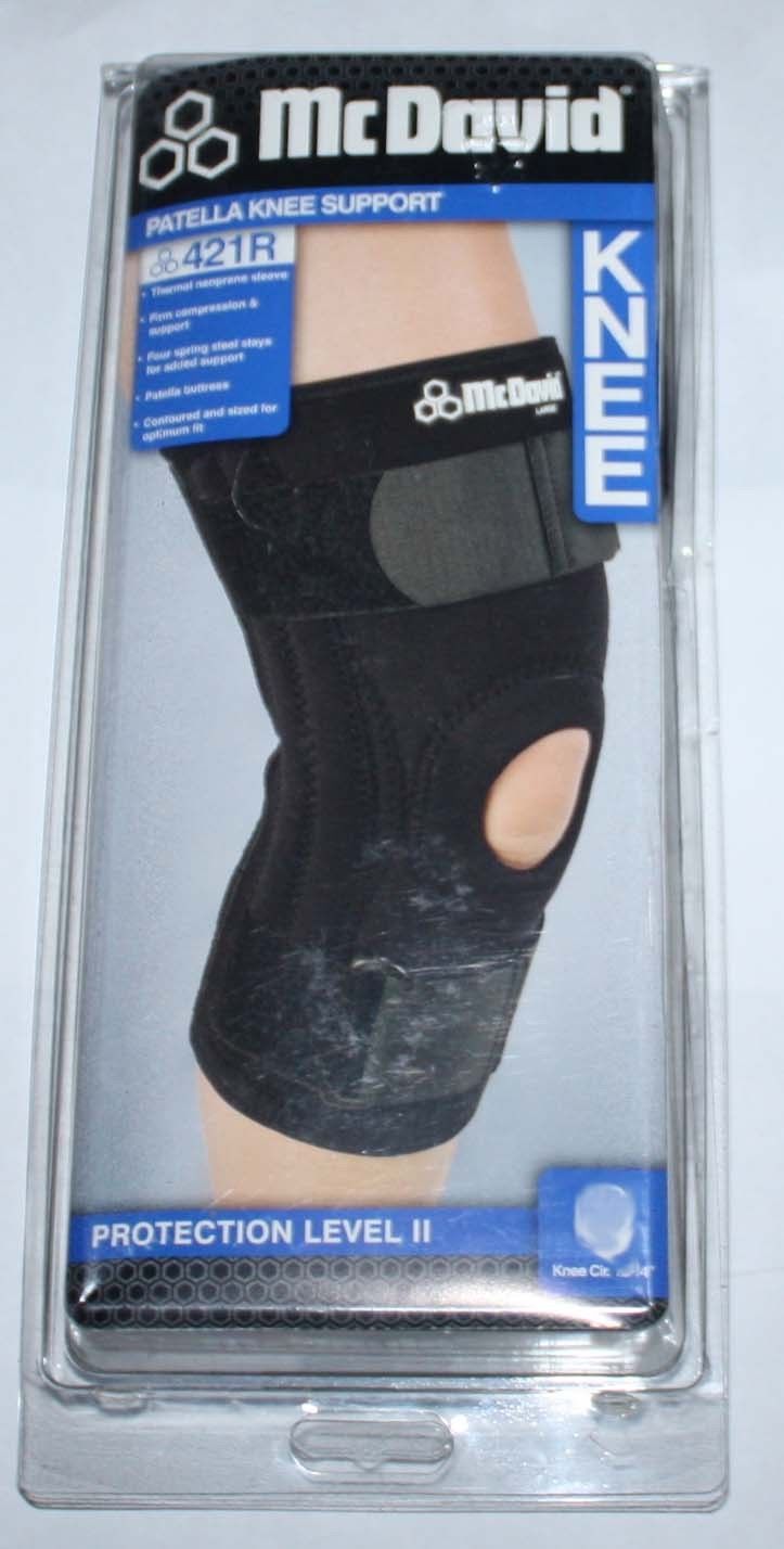 McDavid Protection Level 11 Open Patella Knee Support 421R (Small) 11346