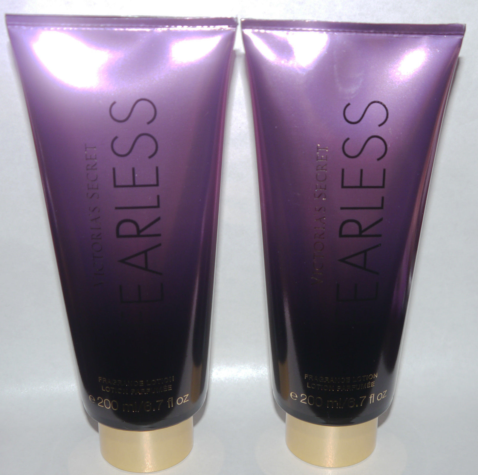 Lot of 2 Victoria's Secret FEARLESS Fragrance Body Lotion 6.7 oz Each 12292