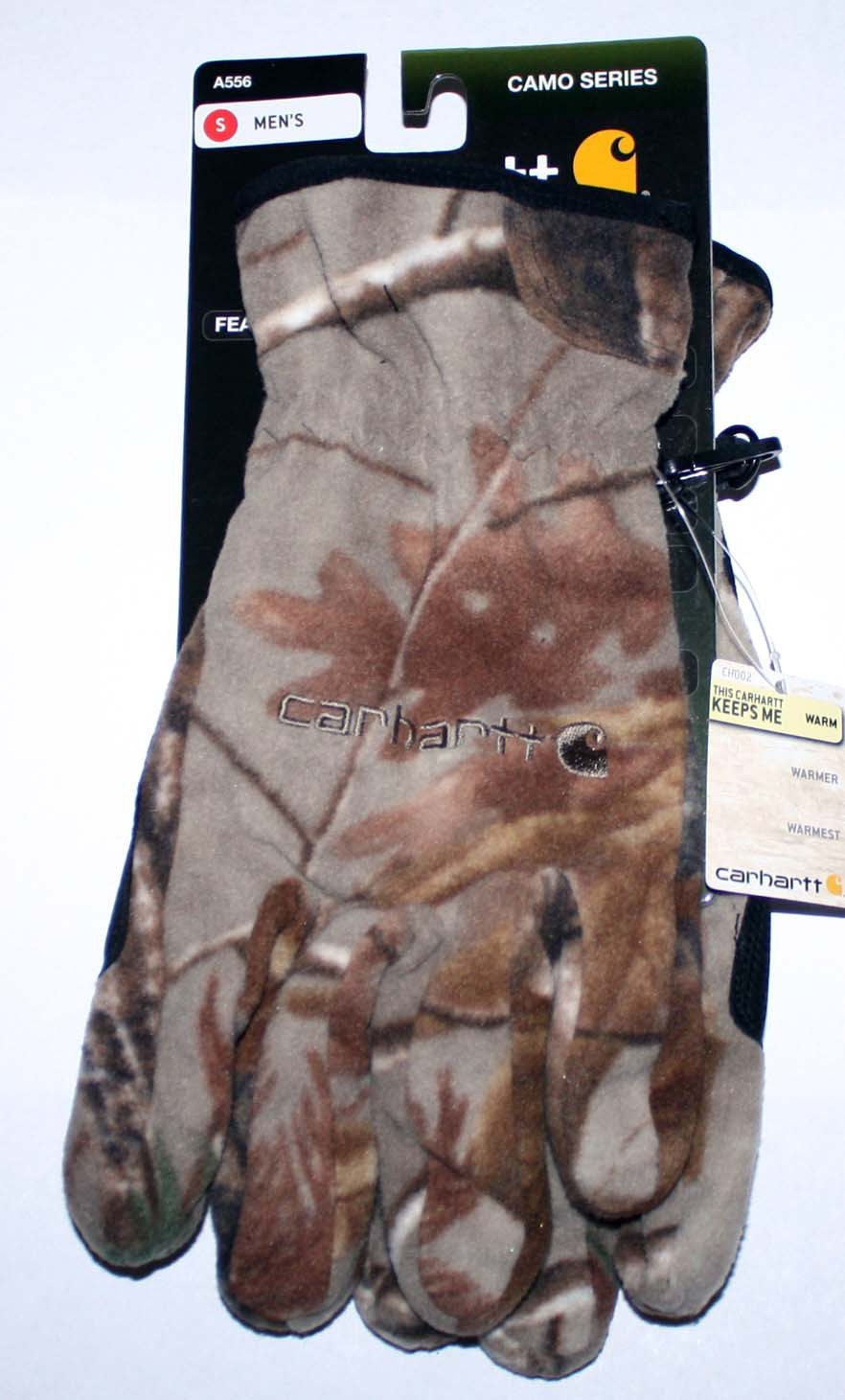 Carhartt Men's TS Fleece CAMO SERIES #A556 Realtree Camo Hunting Gloves (Medium) 02906