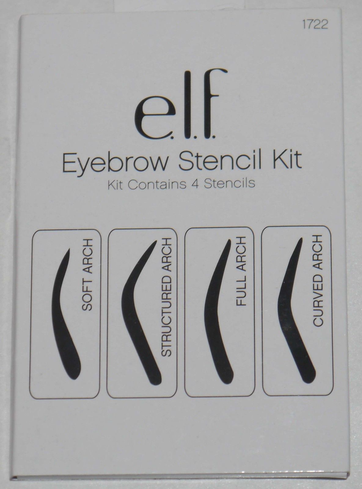 elf Cosmetics 4 Shapes Eyebrow Stencil Kit #1722 12667