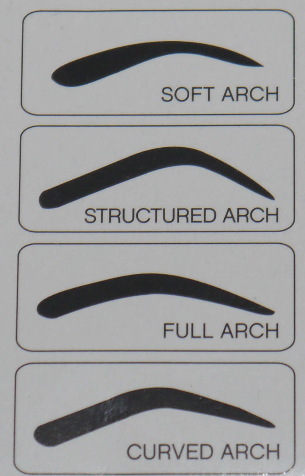 elf Cosmetics 4 Shapes Eyebrow Stencil Kit #1722