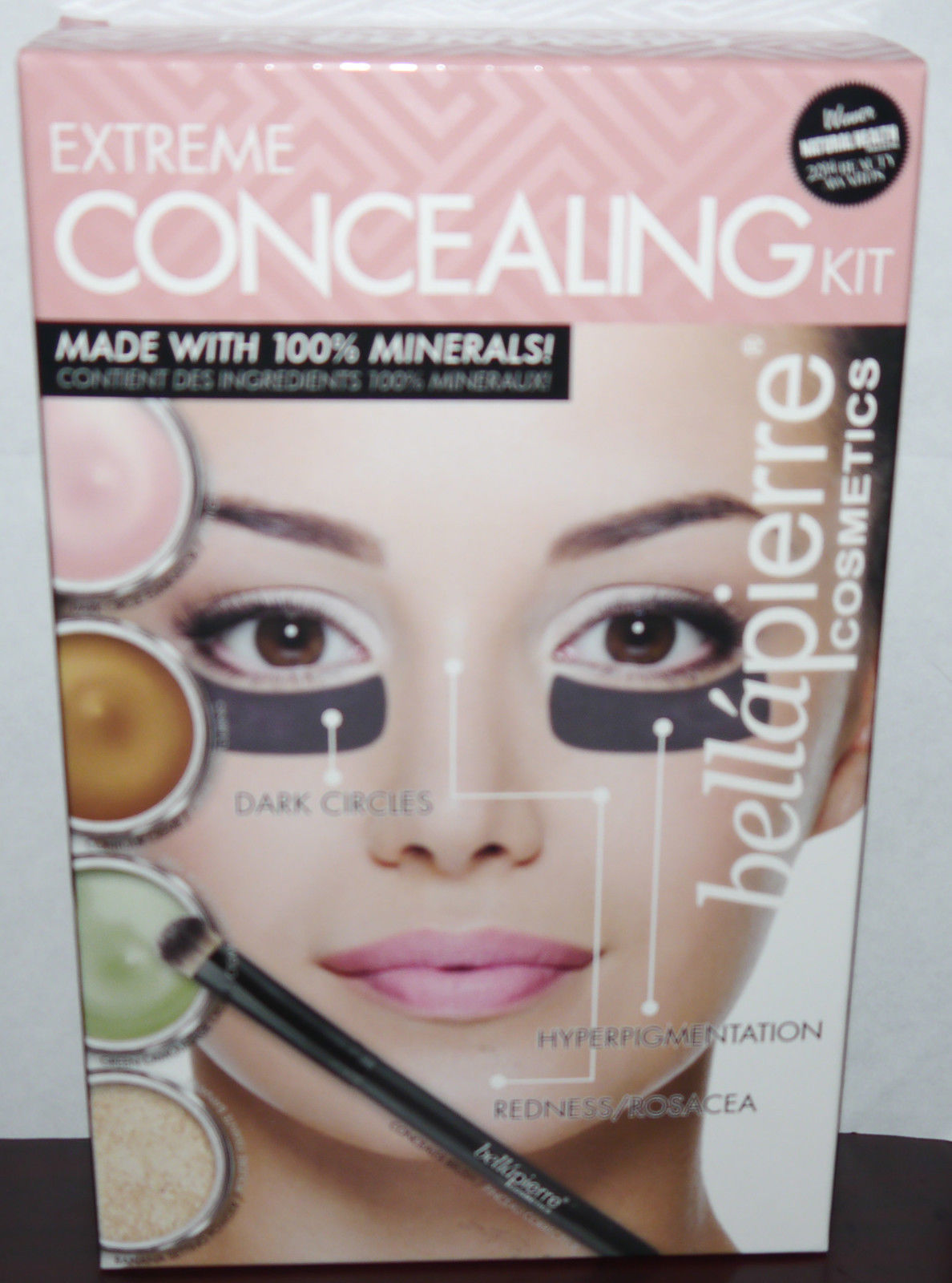 Bella Pierre 5 Piece 100% Natural Minerals Extreme Concealing Kit 12748