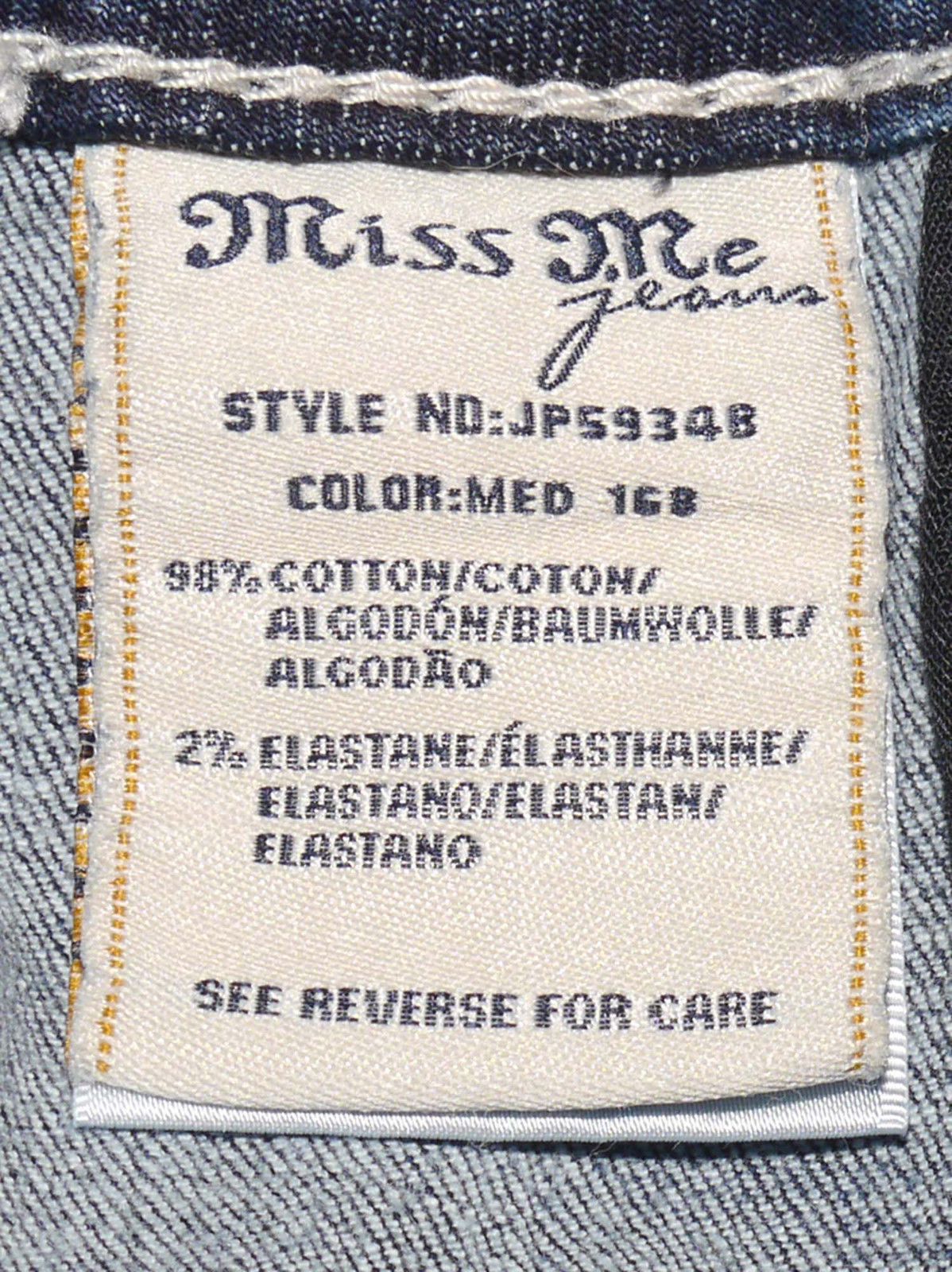Miss Me Women's Knight Armor Fleur De Lis Boot Cut Jeans (Several Sizes)