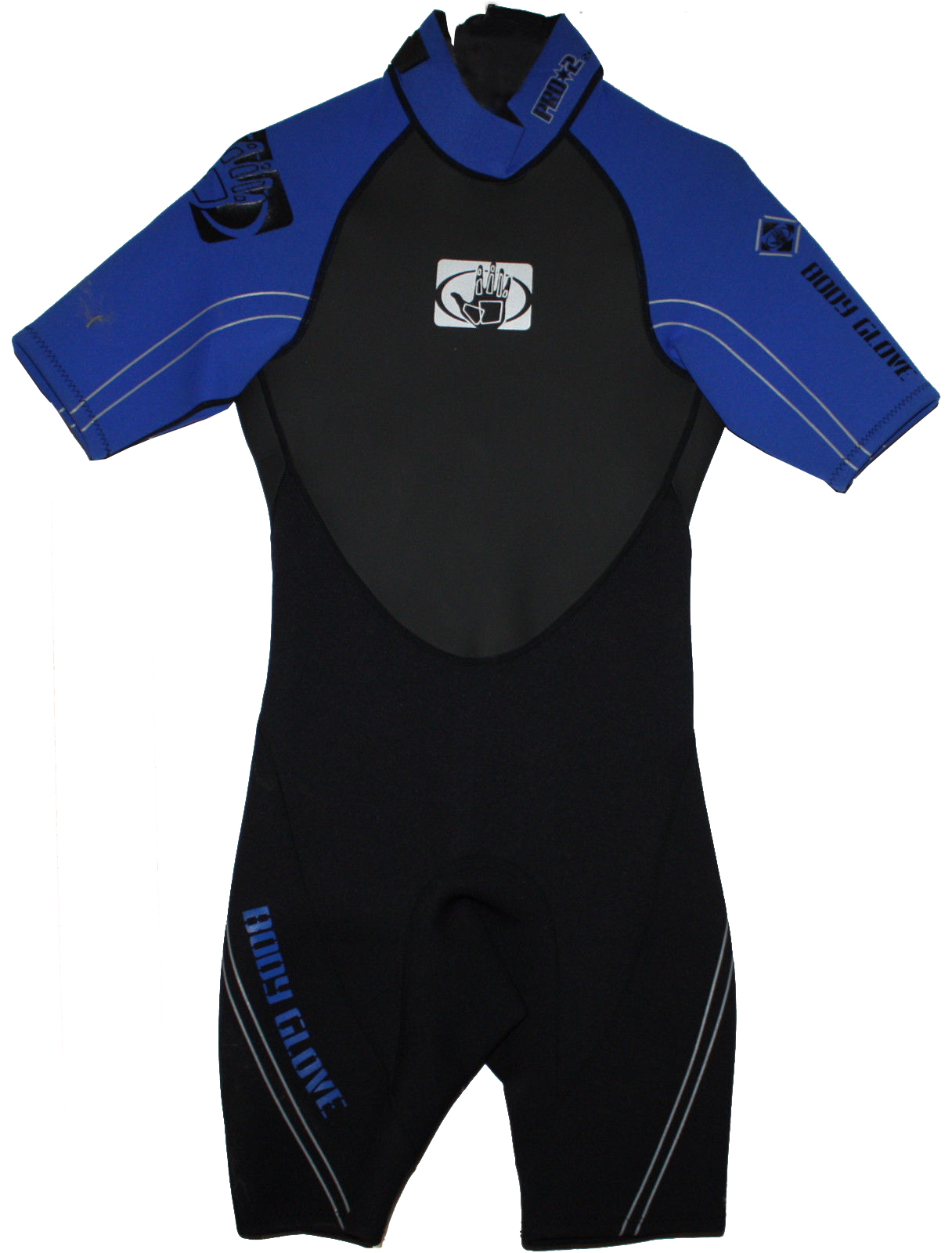 Body Glove Men's PRO 2 Blue/Black/Gray 2/1 mm Shorty Springsuit Wetsuit (Small) 13067