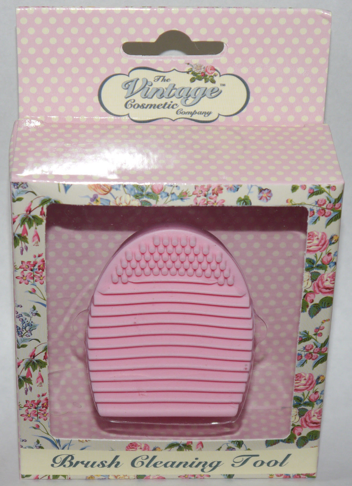 The Vintage Cosmetic Company Pink Brush Cleaning Tool 13308