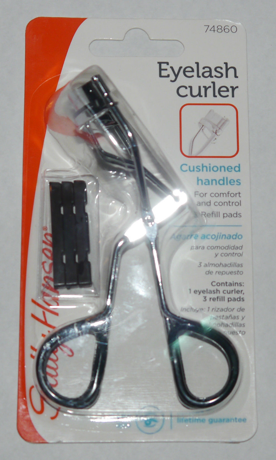Sally Hansen Cushioned Handles Eyelash Curler 3 Refill Pads #74860 13371