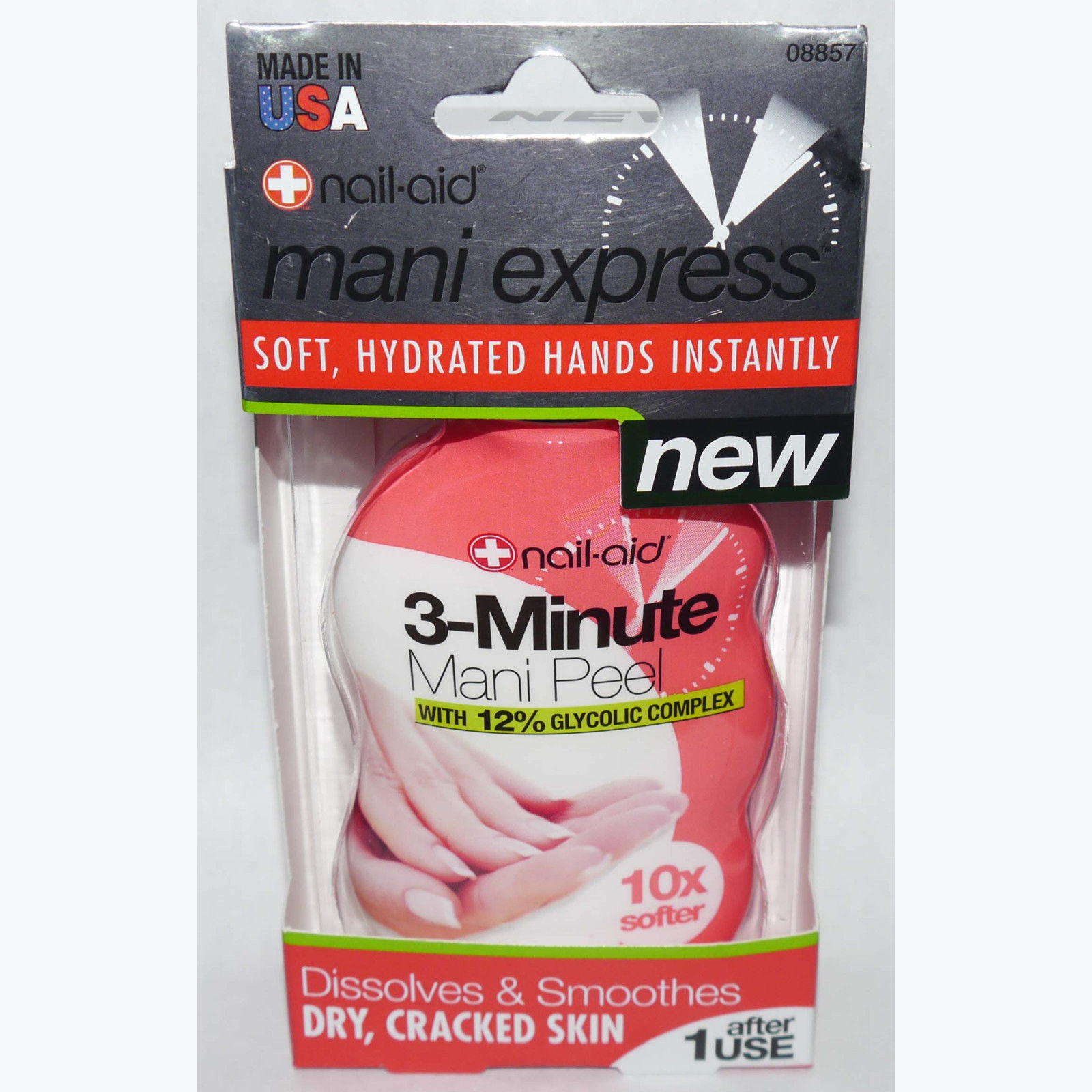 Nail Aid 3-Minute Mani Peel With 12% Glycolic Complex #08857 2.25 oz 13409