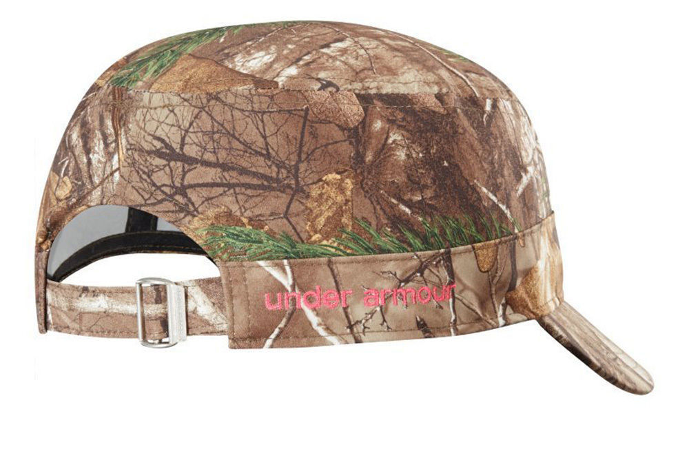 Under Armour Women's Realtree/Pinkadelic UA Adjustable Military Hat Cap