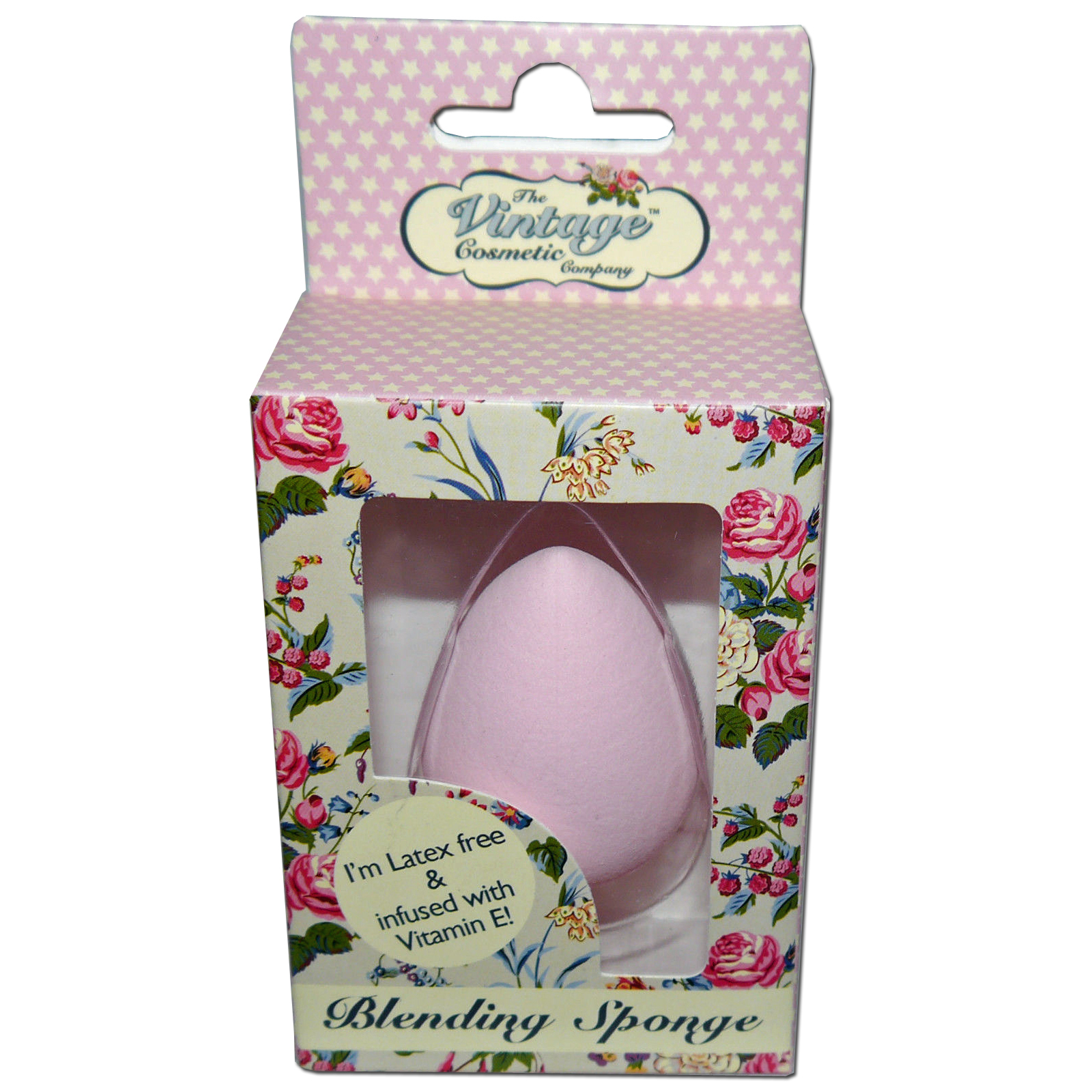 The Vintage Cosmetic Company Latex Free Pale Pink Blending Sponge 13089