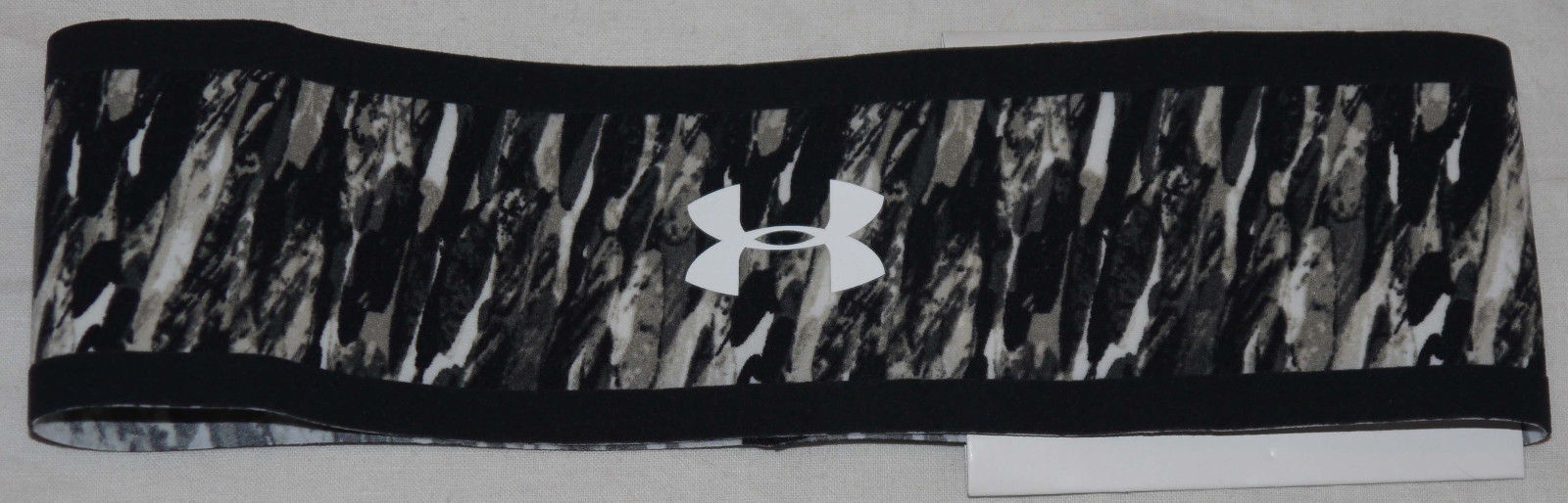 Under Armour 2 ¼" Grays/Black/White/White UA Headband (One Size) 13681