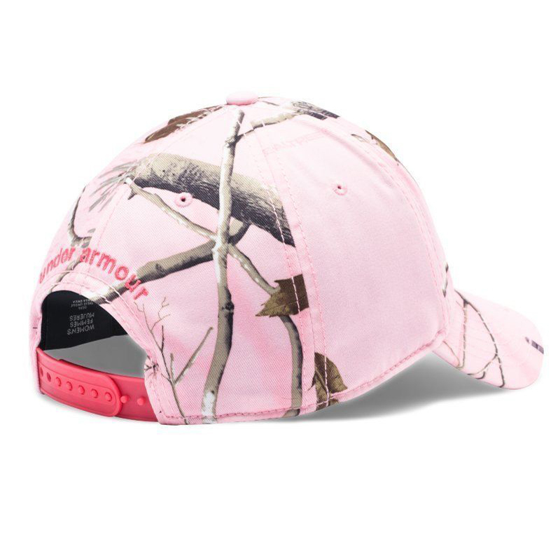Under Armour Women's Pink Realtree AP Camo/Perfection UA Snap Back Cap