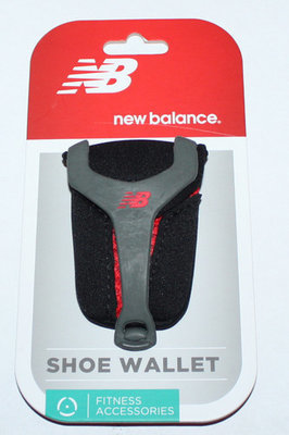 New Balance Unisex Black & Red Shoe Wallet Sz OSFM New Balance Unisex Black & Red Shoe Wallet Sz OSFM
