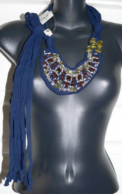 Abercrombe & Fitch Women's Vintage Blue Scarf Abercrombe & Fitch Women's Vintage Blue Scarf