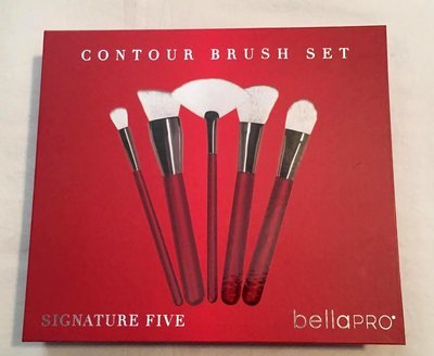 Bella Pro Signature Five Red Contour Brush Set Bella Pro Signature Five Red Contour Brush Set
