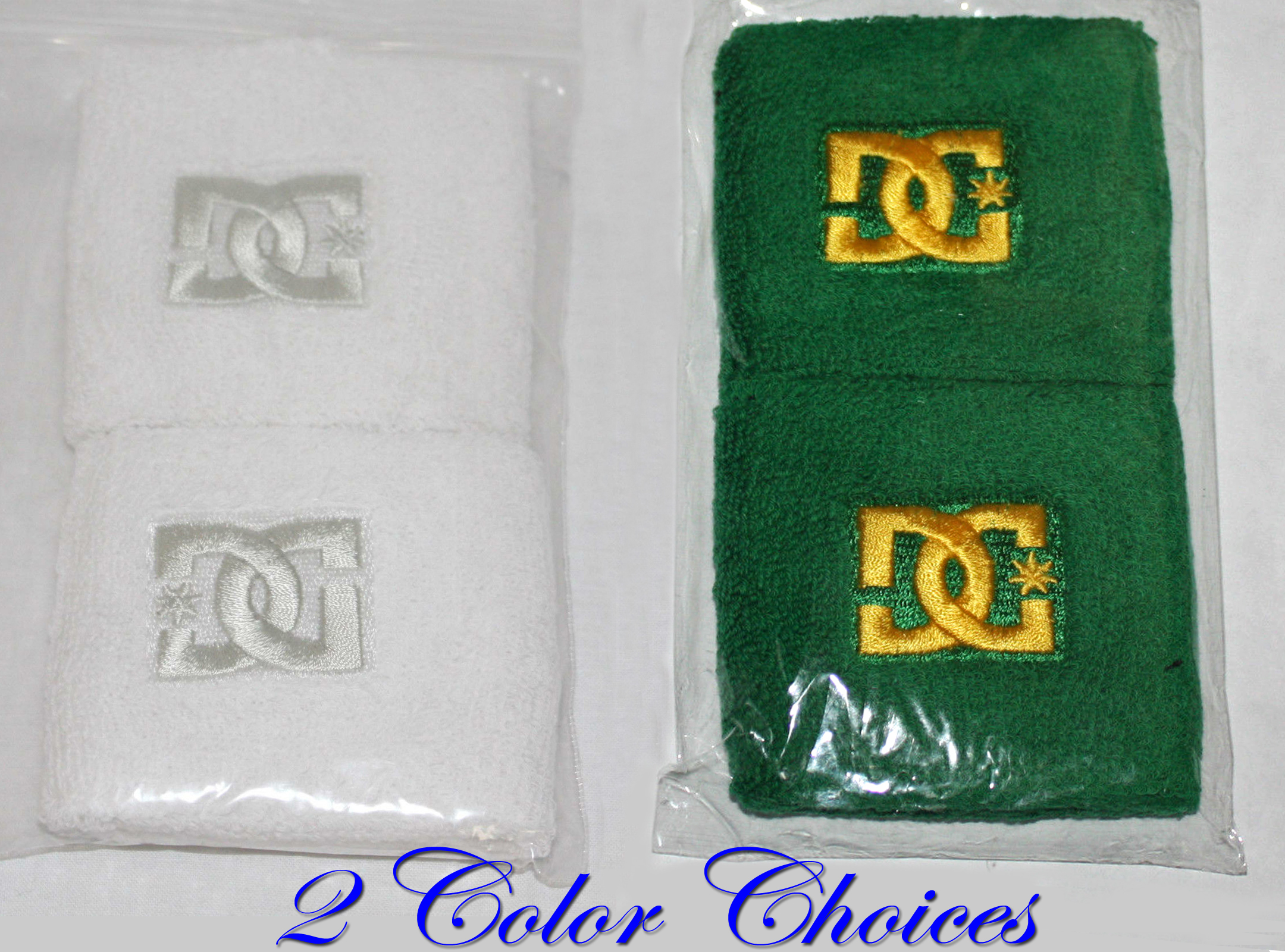 2Pk DC Unisex 2 ¾" Wristbands (Color Choices) 14144