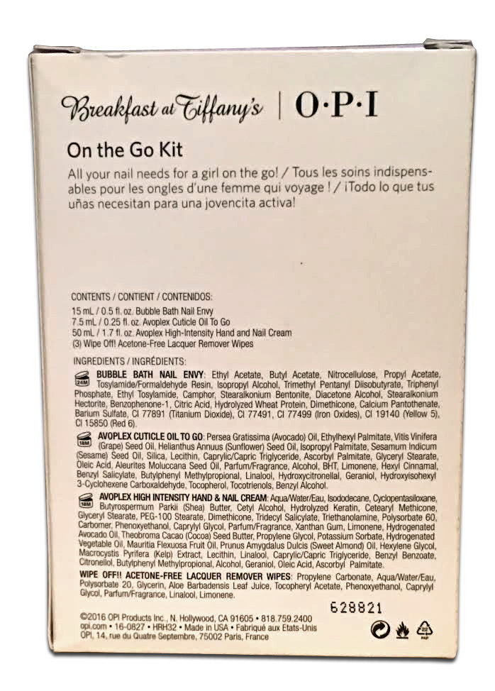 OPI Breakfast at Tiffany's On The Go Kit