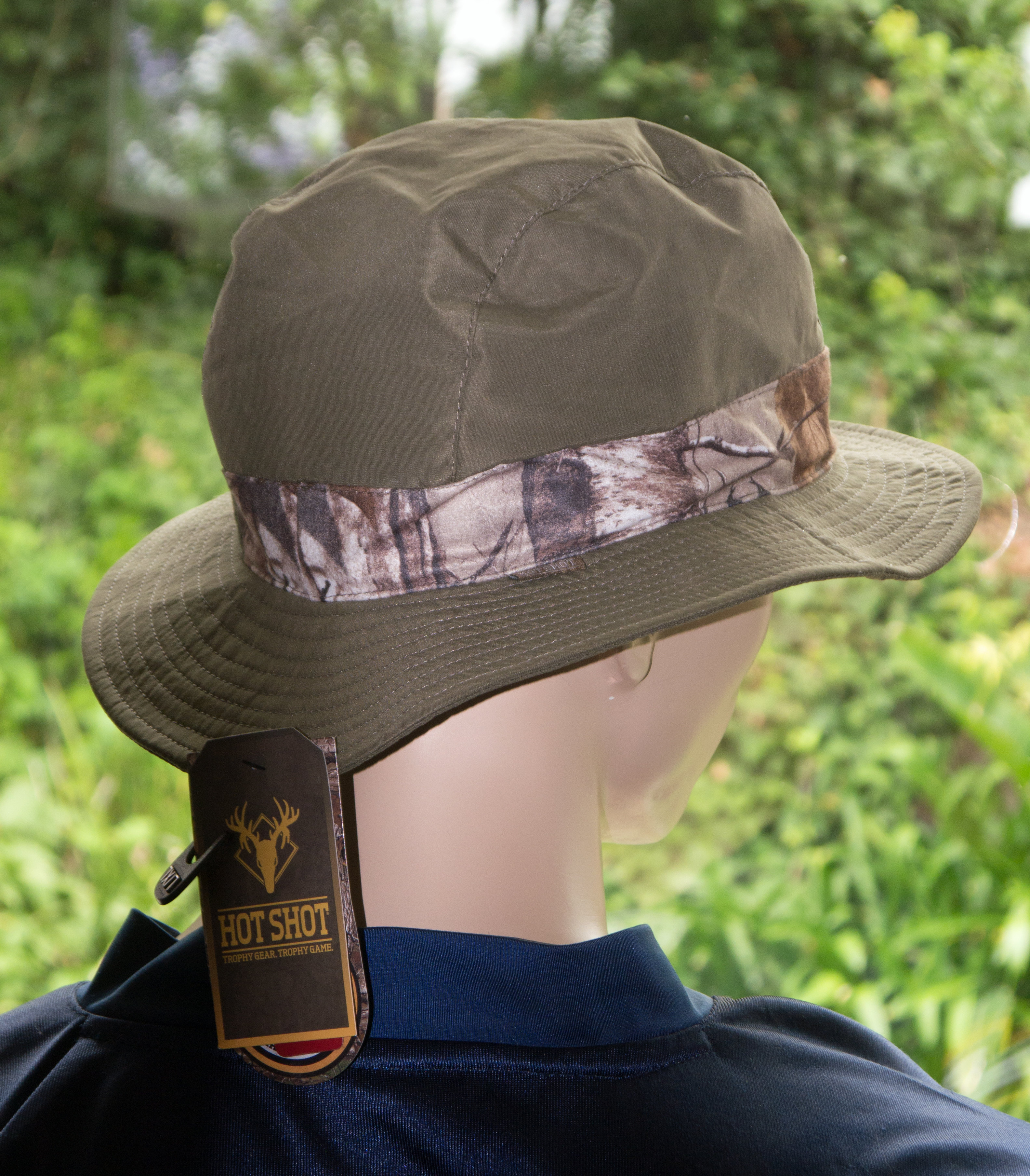 Hot Shot Men's Dark Green/RealTree Xtra Camo Bucket Hat (L/XL)