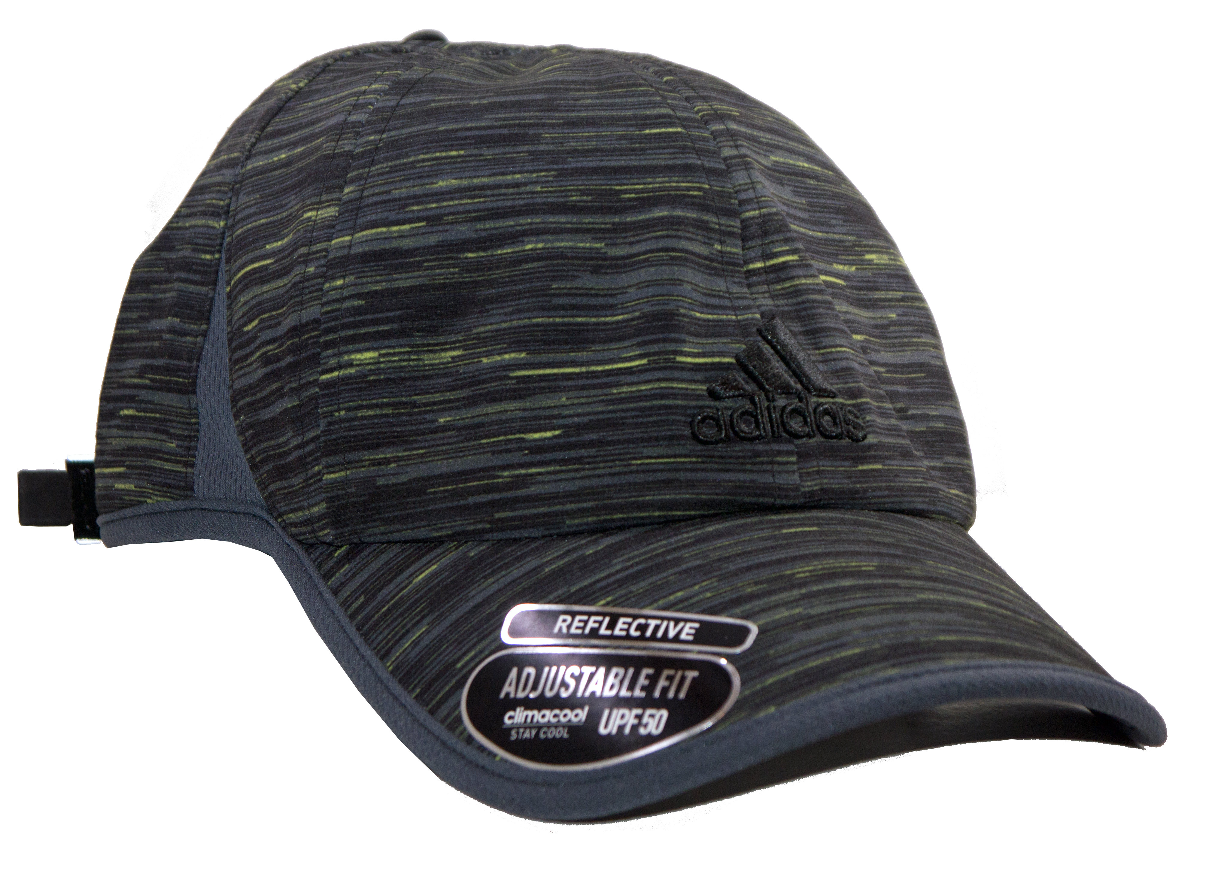 adidas Men's Adizero Urban Sky/Black Space Dye Print Extra Relaxed Hat 14512