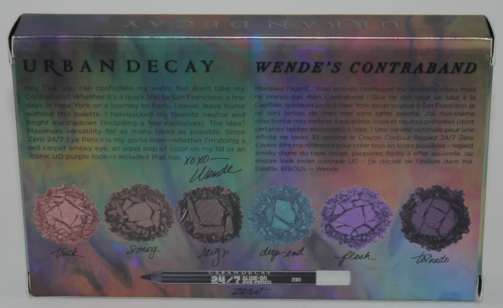 Urban Decay LIMITED EDITION Wende's Contraband Eye Shadow Palette 6 x 0.03 oz