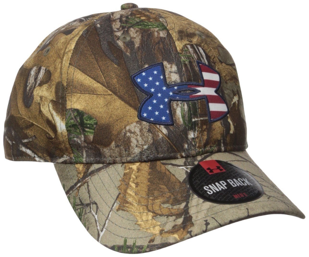 Under Armour Men's Realtree Ap-Xtra/Americana UA Big Logo 2.0 Camo Cap 14541
